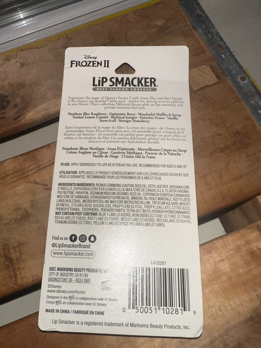 Lip Smacker Disney Frozen II Best Flavor Forever 8-Piece Lip Balm Party Pack~NEW - Picture 3 of 3